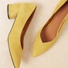 ANI HIGH VAMP POINT BLOCK HEELS